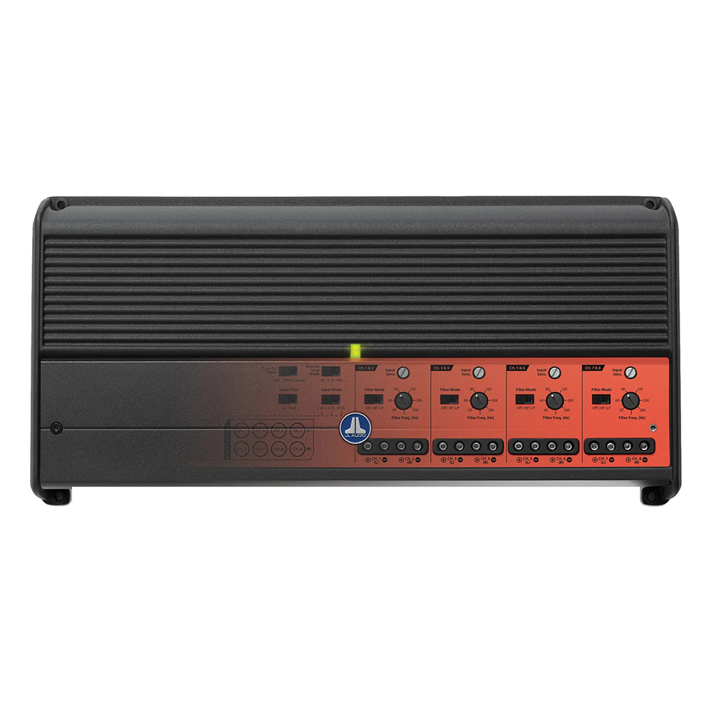 JL Audio XDM Series 800w 8 Channel 24v Amplifier - XDM800/8-24V