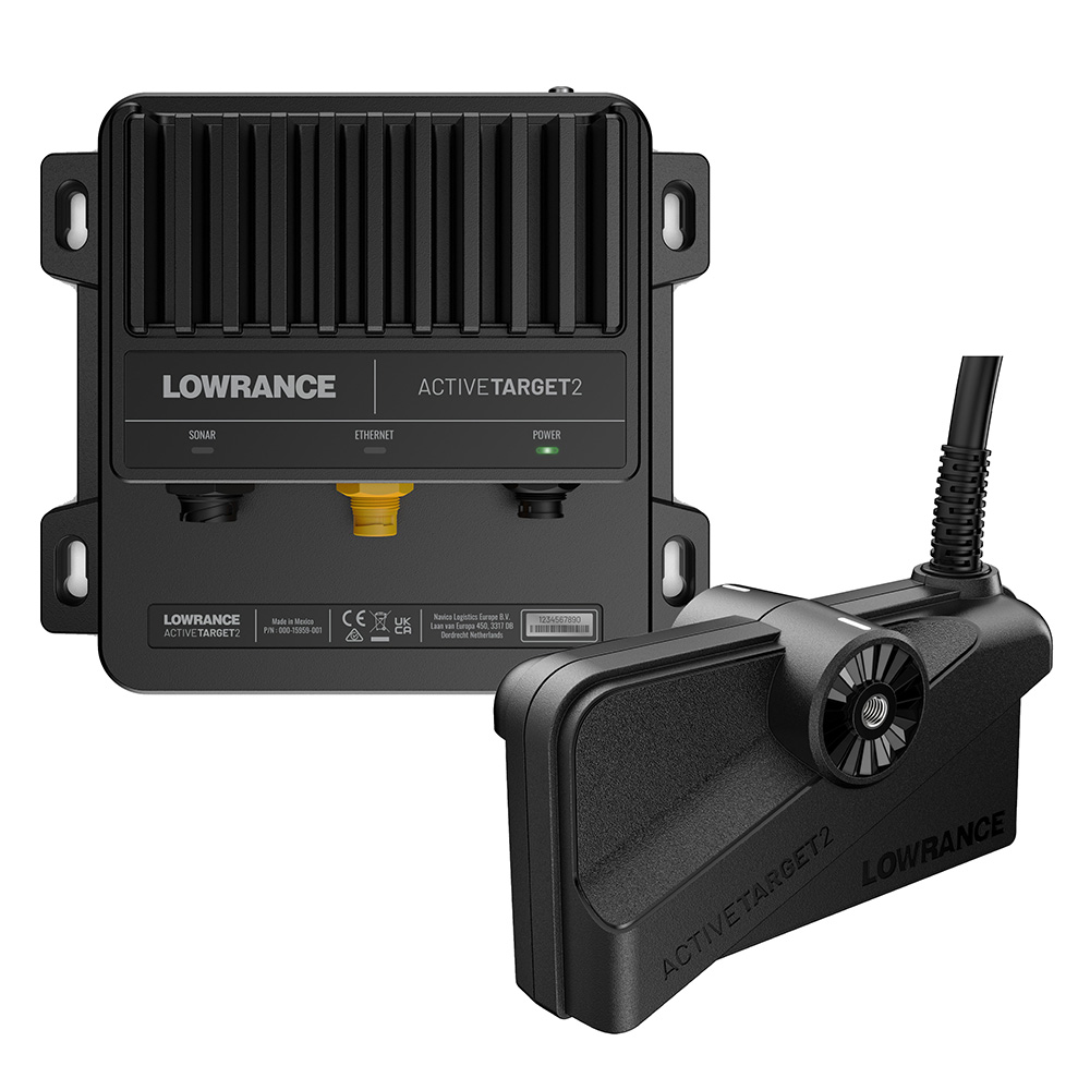 Lowrance ActiveTarget® 2 Live Sonar w/Transducer (Module + XDCR+ Mounts)