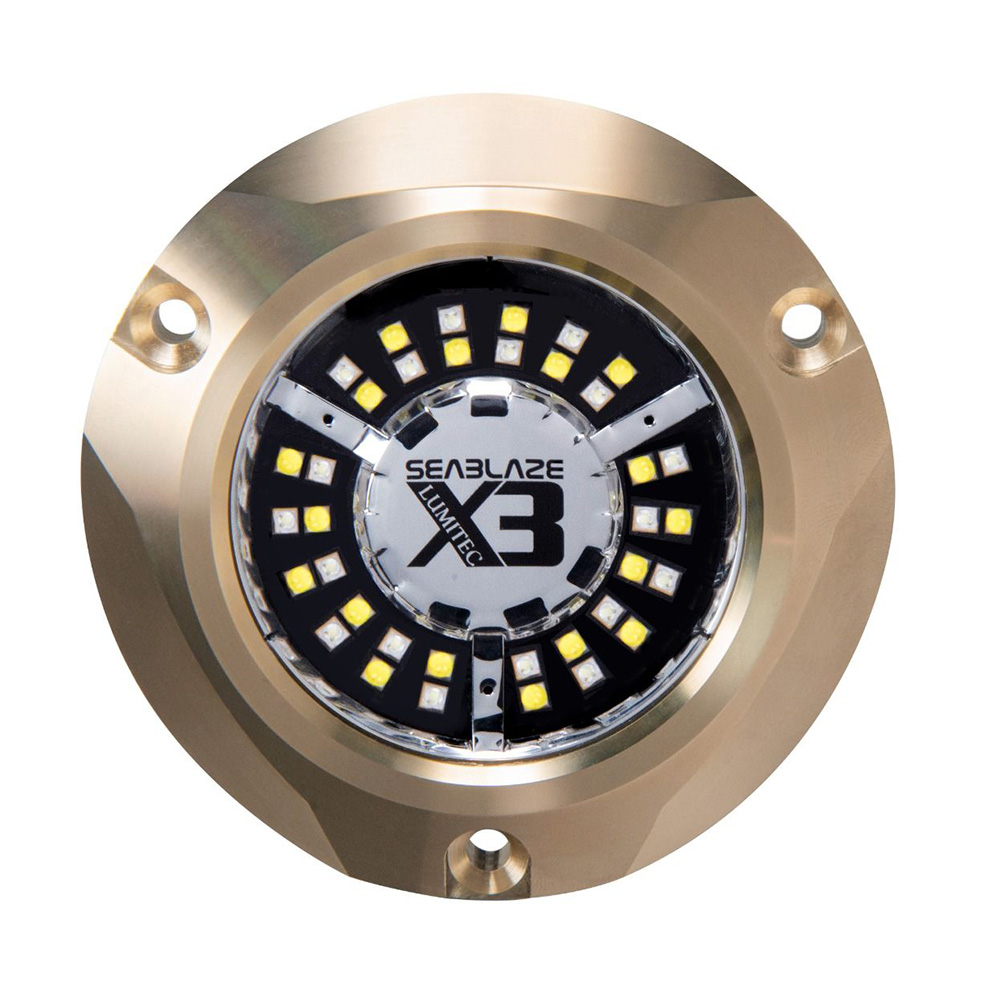 Lumitec SeaBlaze X3 LED Underwater Light - Dual Color White/Blue
