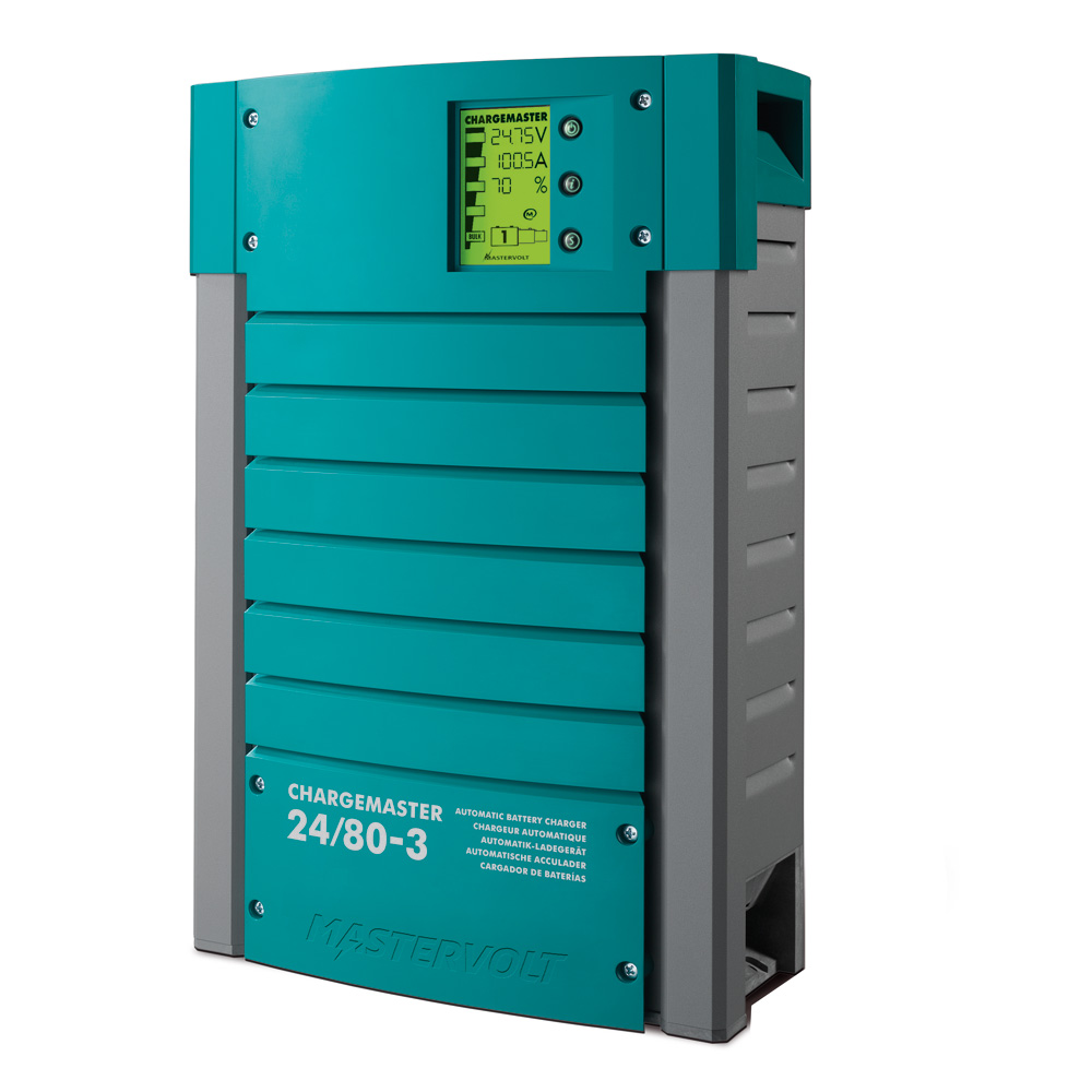 Mastervolt ChargeMaster 80 Amp Battery Charger - 3 Bank, 24V