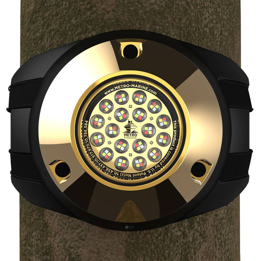 Metro Marine High-Output Vertical Piling Mount Light w/Intelligent Monochromatic LEDs - Blue, 45 Beam [F-PME1-V-B3-45]