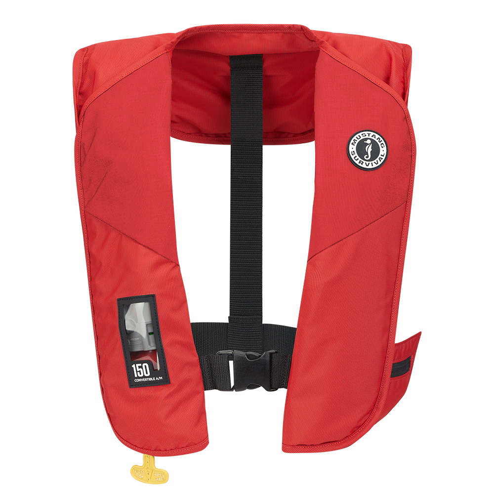 Mustang MIT 150 Convertible Inflatable PFD - Red