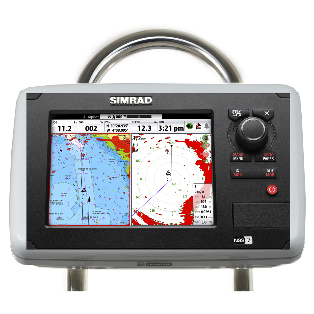 NavPod GP1807 SailPod Pre-Cut f/Simrad NSS7B&G Zeus T7 f/9.5" Wide Guard