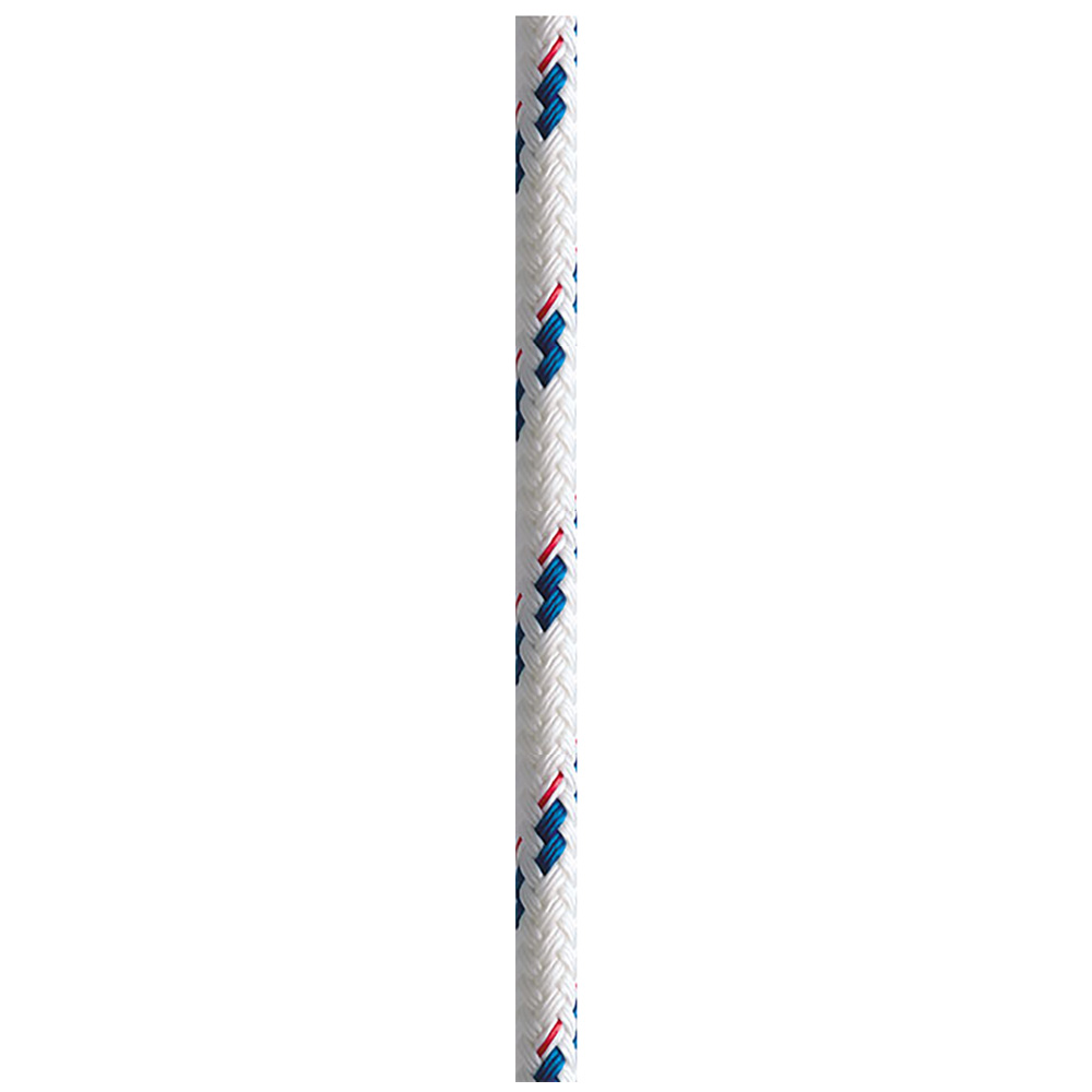 New England Ropes 7/16" Sta-Set Performance Cruising Line - Blue Fleck - 600'