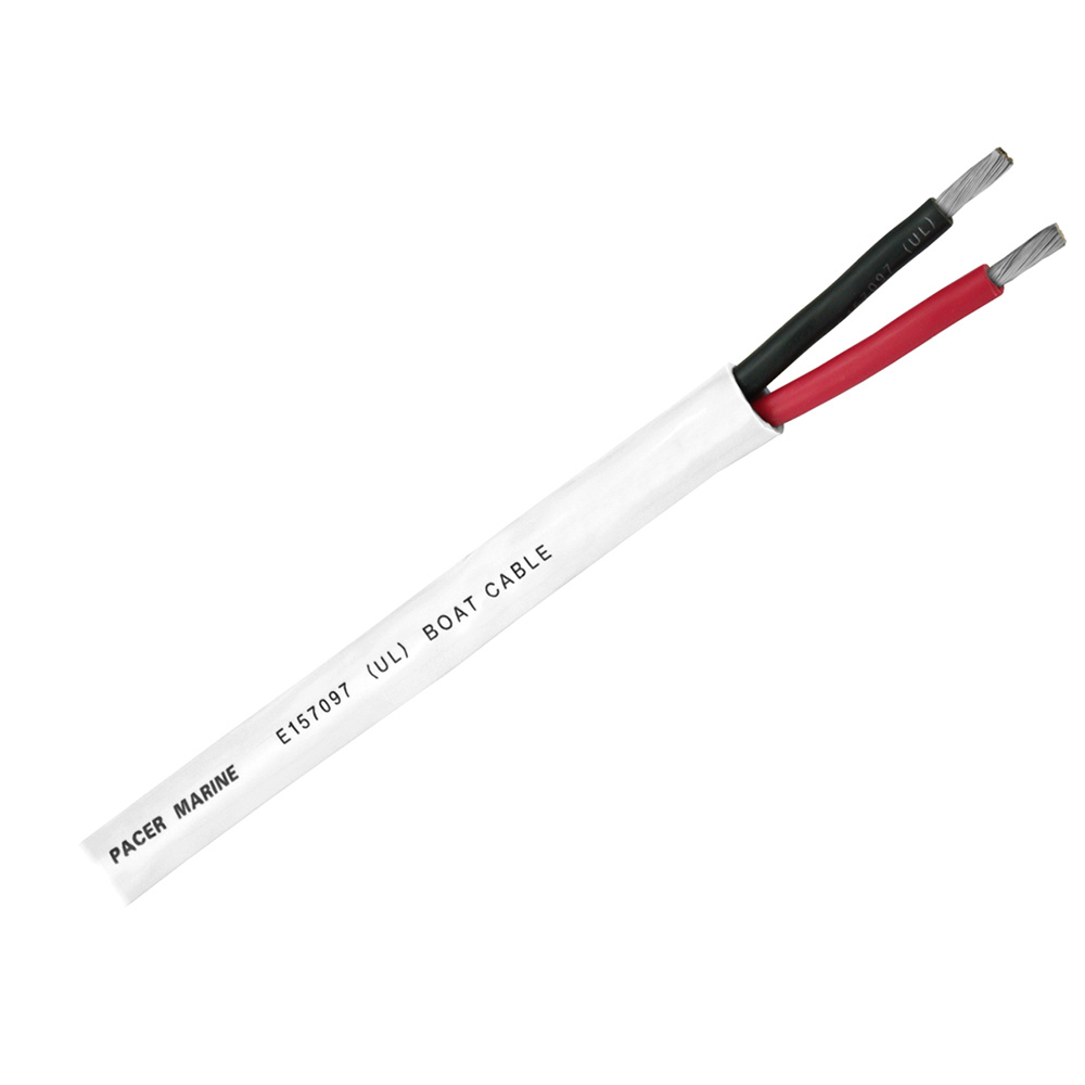 Pacer Duplex 2 Conductor Cable - 100' - 14/2 AWG - Red, Black