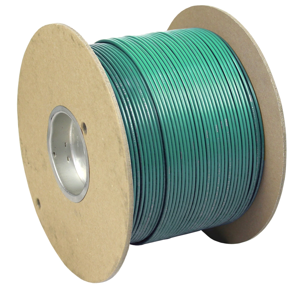 Pacer Green 14 AWG Primary Wire - 1,000'