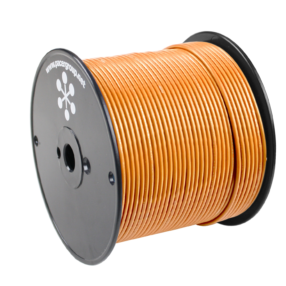 Pacer Orange 14 AWG Primary Wire - 500' 