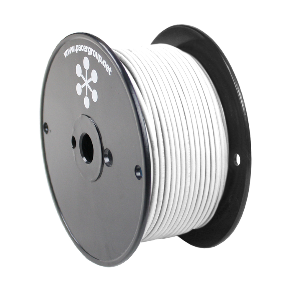 Pacer White 14 AWG Primary Wire - 250'