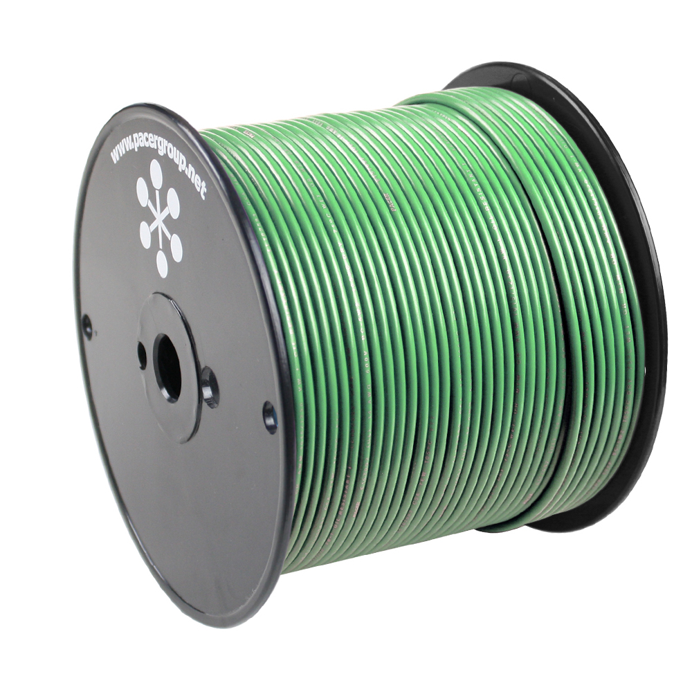 Pacer Light Green 16 AWG Primary Wire - 500'