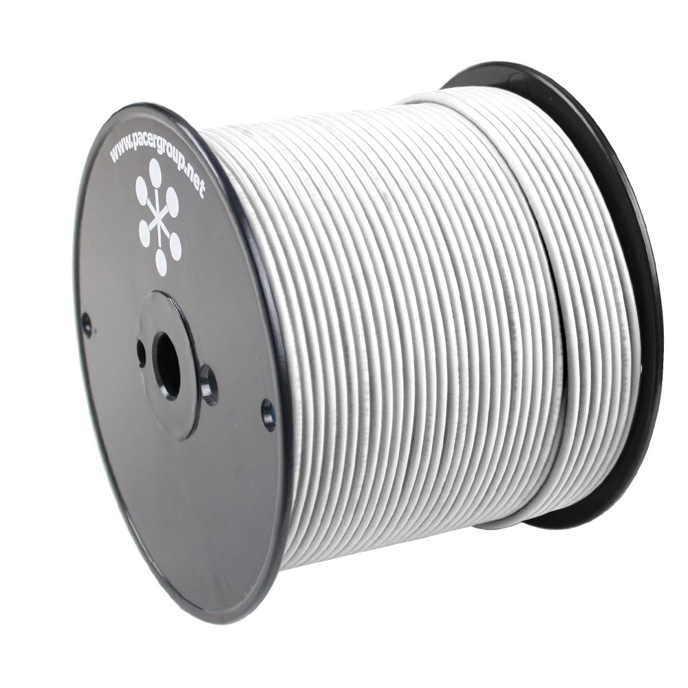 Pacer White 18 AWG Primary Wire - 500' 