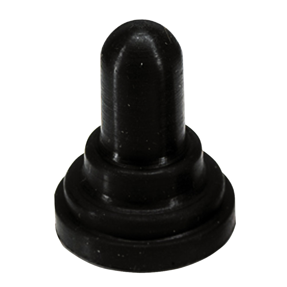 Paneltronics Toggle Switch Boot 23/32" Round Nut Black f/WP