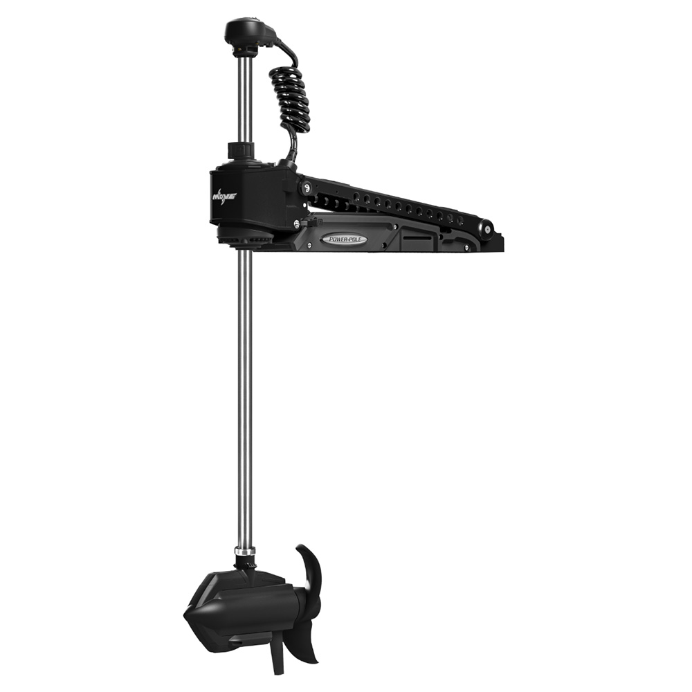 Power-Pole MOVE ZR Trolling Motor - 24/36V - 45" Shaft Length - Black w/Lowrance HDI xSonic Transducer