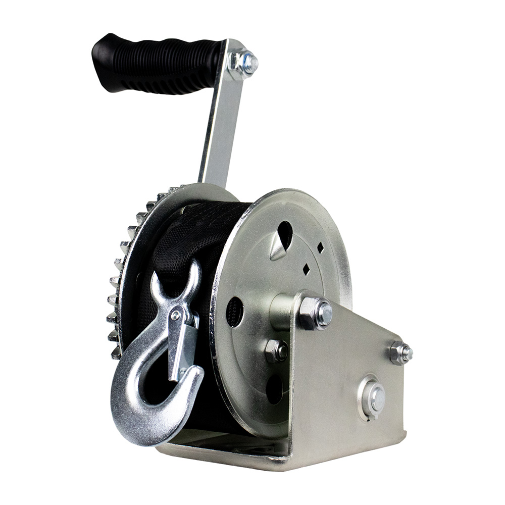 Powerwinch Utility Series Winch 1,400lb, 6" Crank Arm - Zinc
