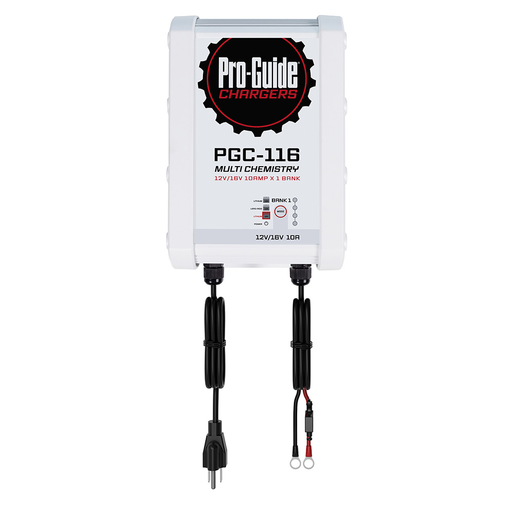Pro-Guide 1 Bank On-Board Battery Charger - 12V/16V - 10-Amp