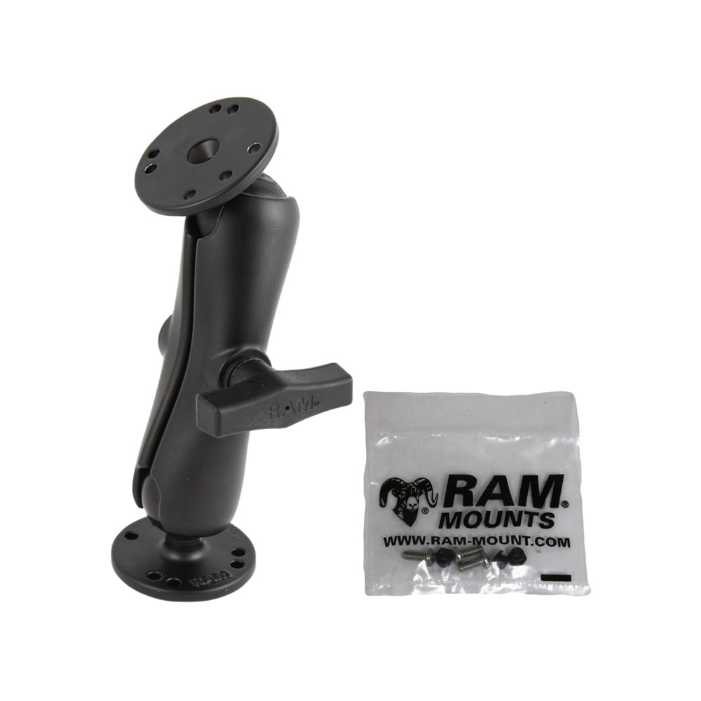 RAM Mount Double Socket Arm f/Garmin Fixed Mount GPS - 1.5"