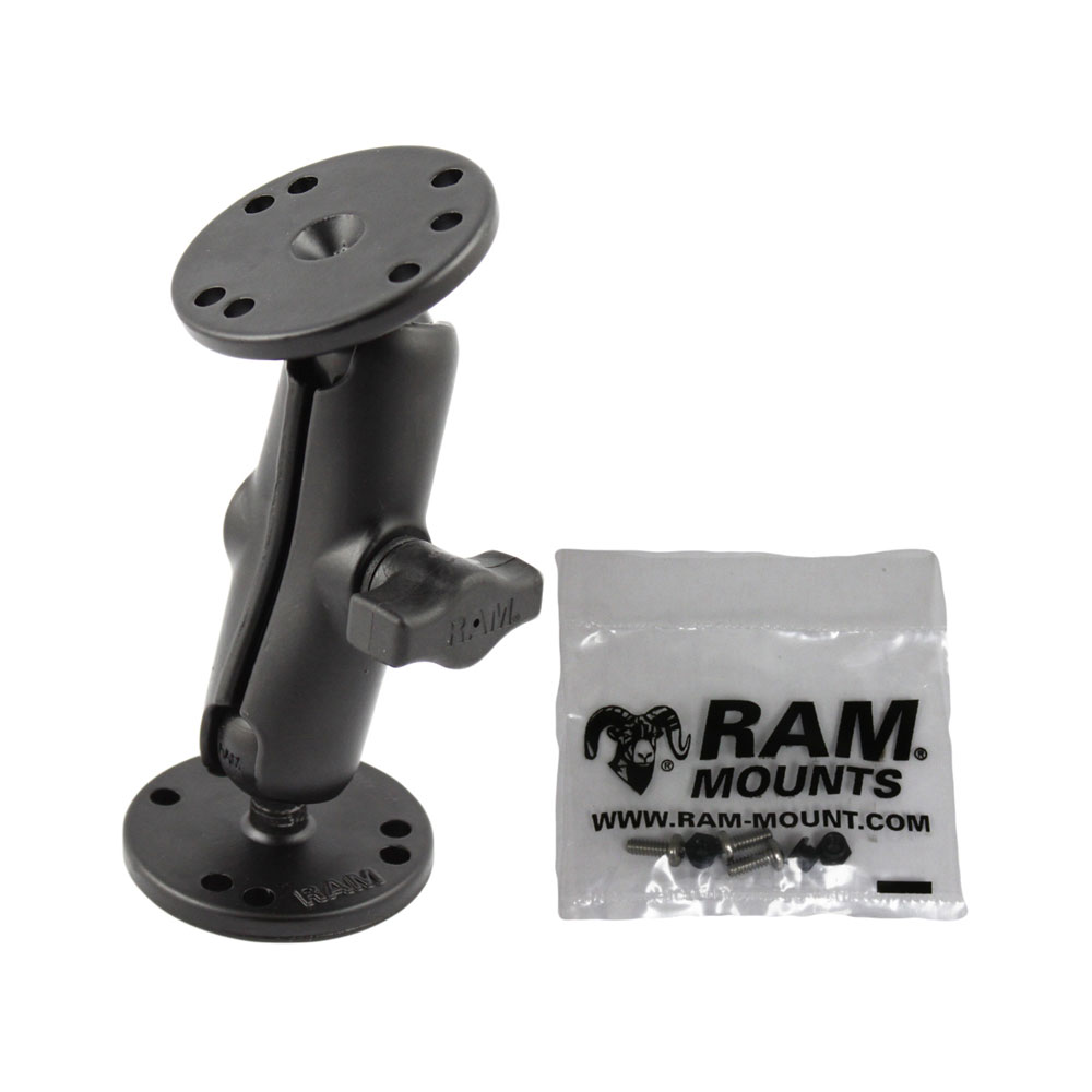 RAM Mount Double Socket Arm f/Garmin Marine Fixed Mount GPS 1"