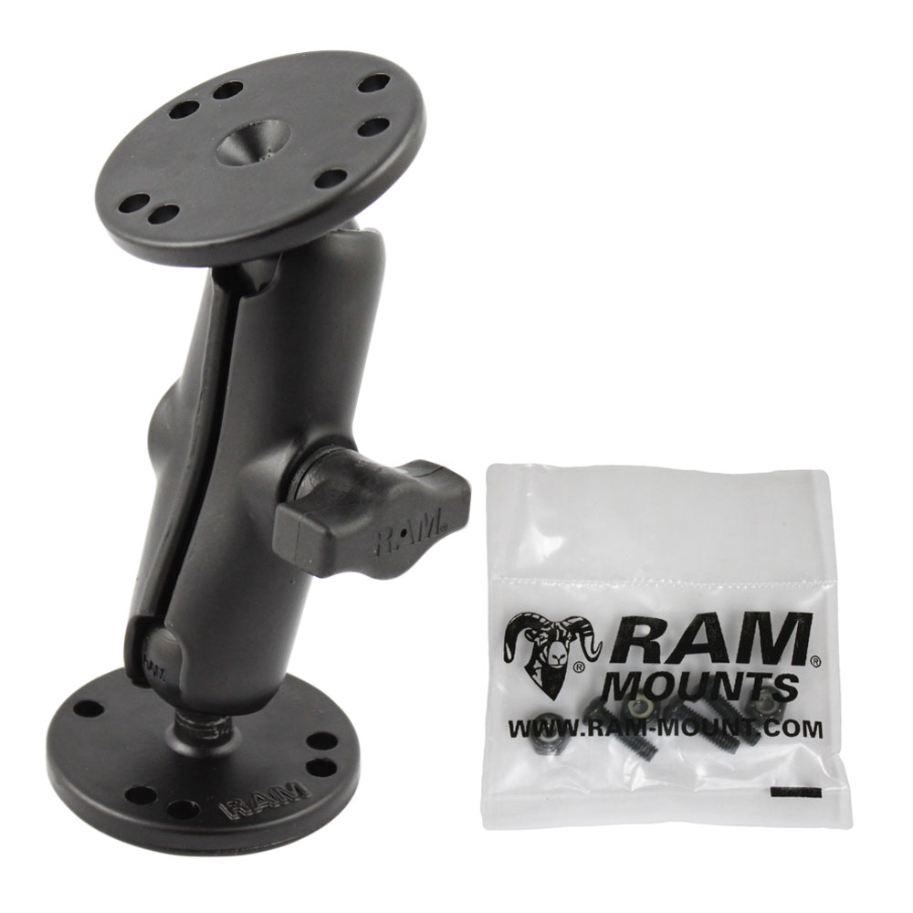 RAM Mount 1" Ball Light Use Surface Mount f/Garmin echo™ 100, 150, 300c