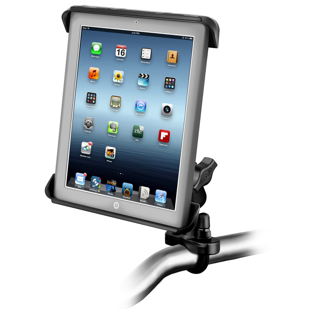 RAM Mount Tab-Tite iPad / HP TouchPad Cradle Handlebar Rail Mount