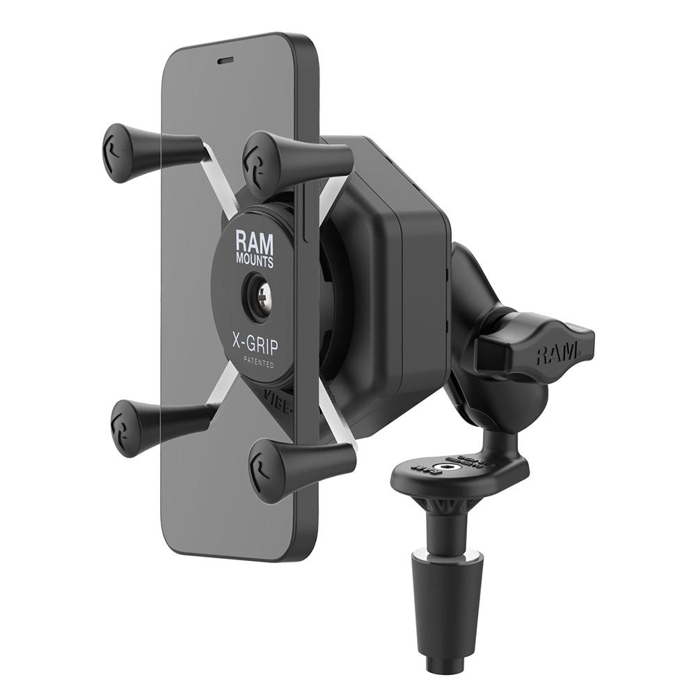 RAM Mount RAM® X-Grip® Phone Mount w/Vibe-Safe™ & Fork Stem Base - Short