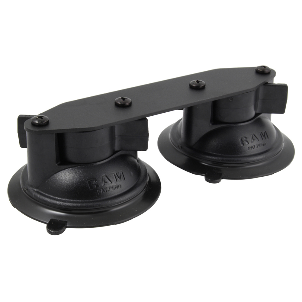 RAM Mount Straight Double Suction Cup Base