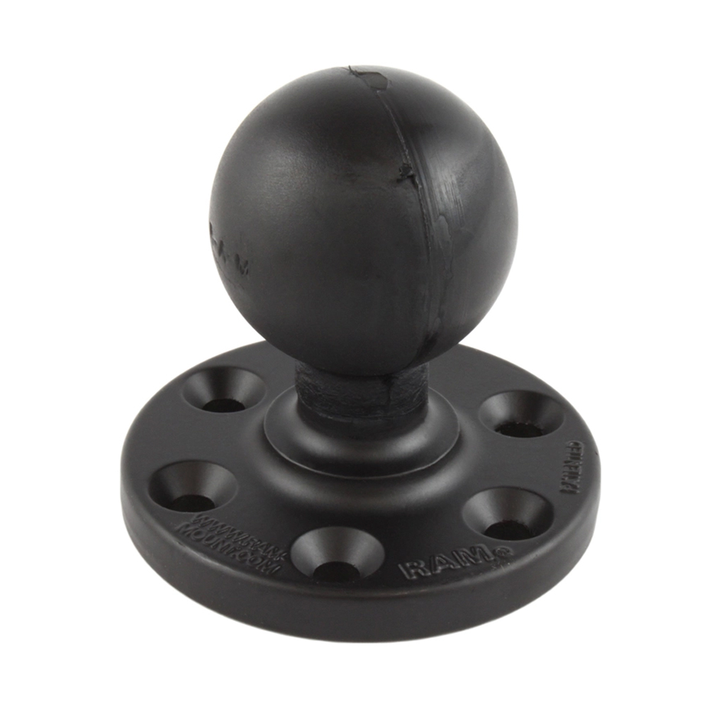 RAM Mount RAM® Large Round Plate w/6-Hole Pattern & Ball