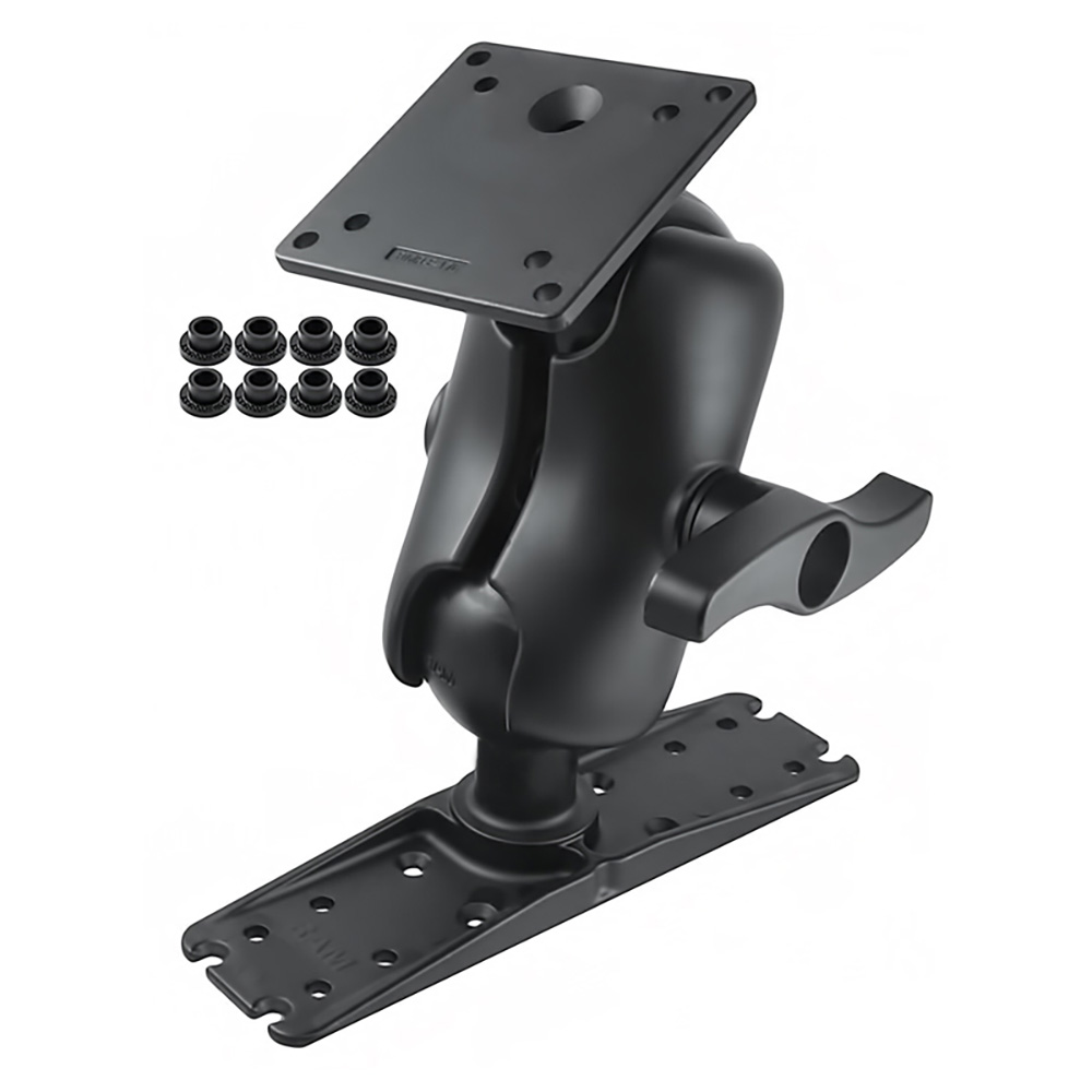 RAM Mount RAM® Ball Mount w/100x100mm VESA Plate & Large Electronics Plate