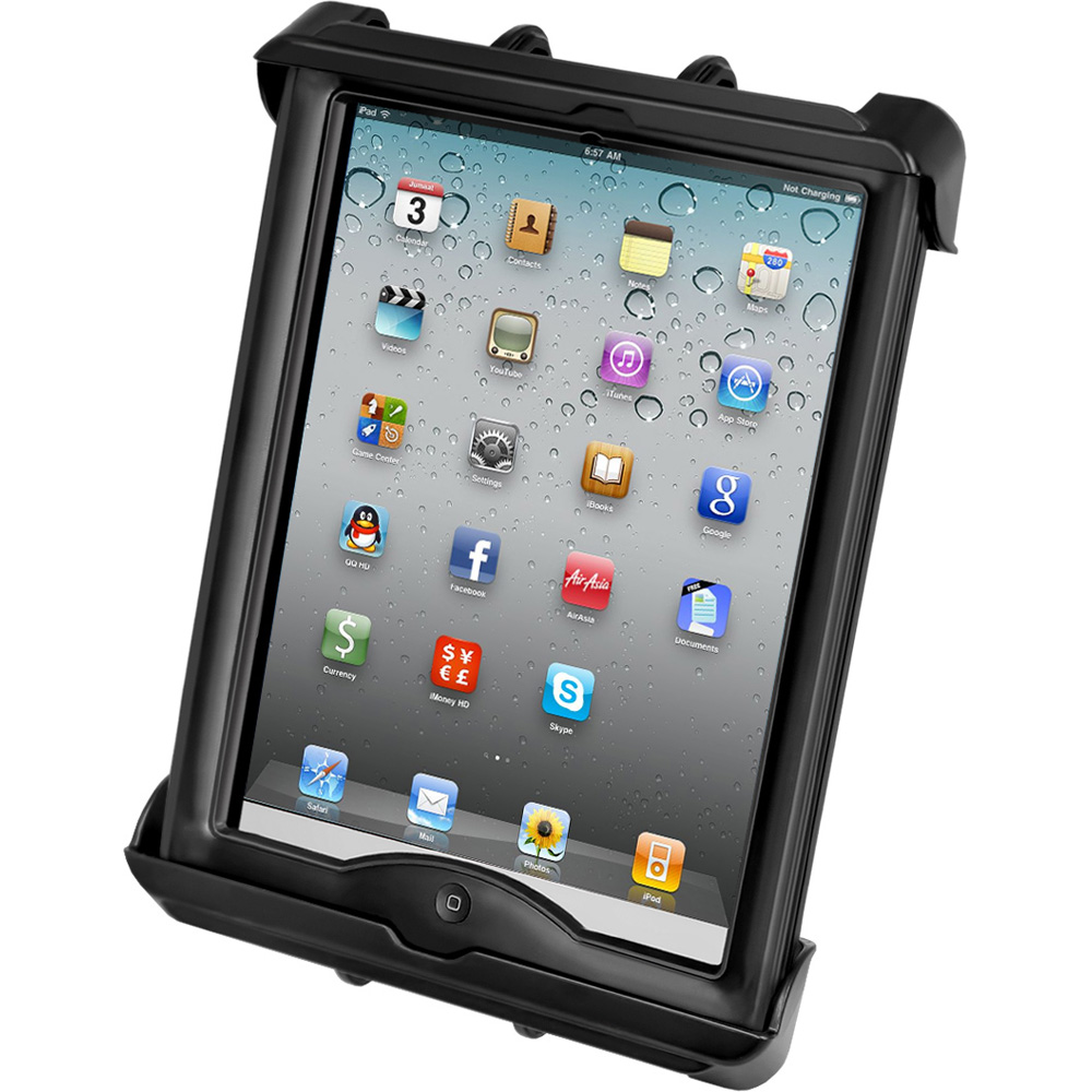 RAM Mount Tab-Lock Universal Locking Cradle f/Apple iPad w/LifeProof & Lifedge Cases