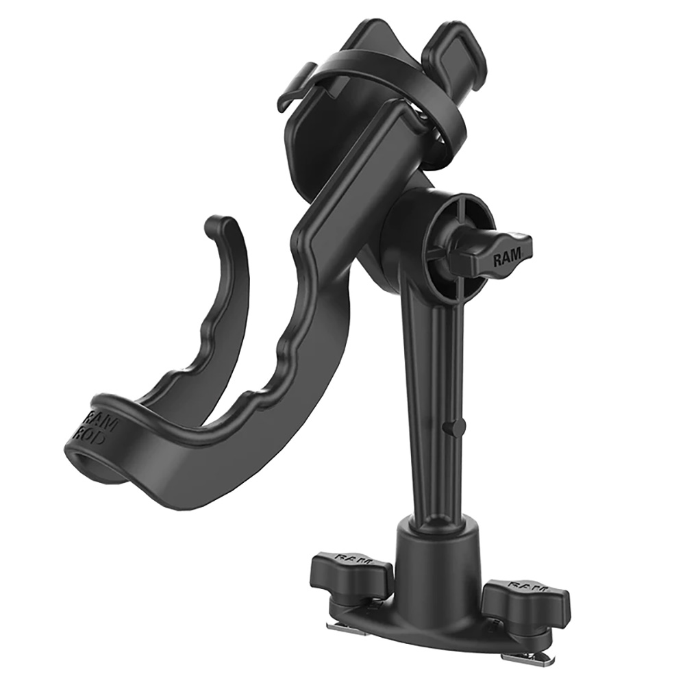 RAM Mount RAM ROD® Fishing Rod Holder w/Dual T-Bolt Track Base