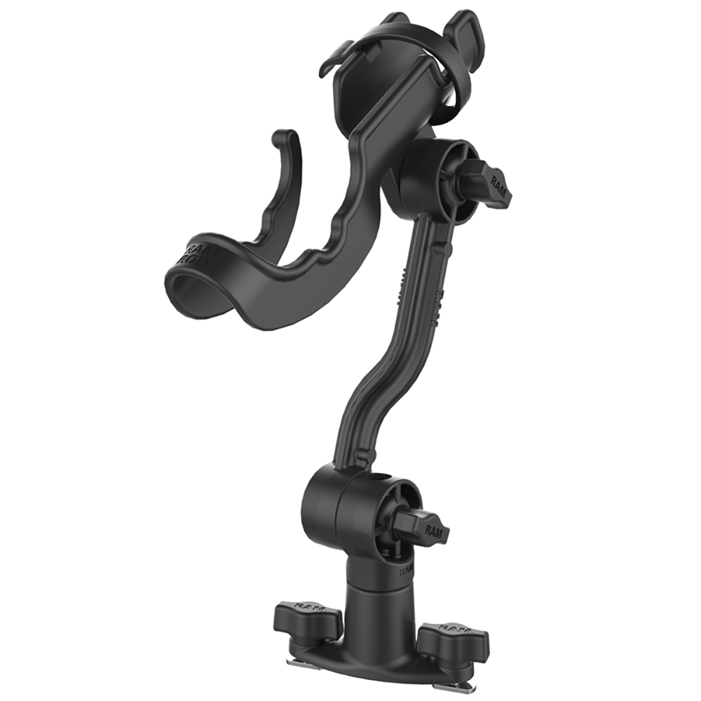 RAM Mount RAM-ROD™ Rod Holder with Spline Post, Extension Arm and Track Base