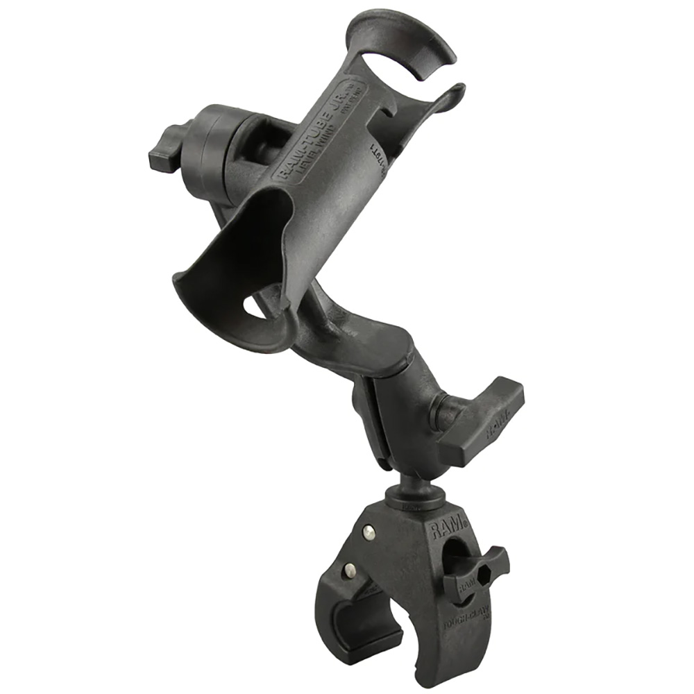 RAM Mount RAM® Tube Jr.™ Rod Holder w/Revolution Arm & RAM® Tough-Claw™ Base