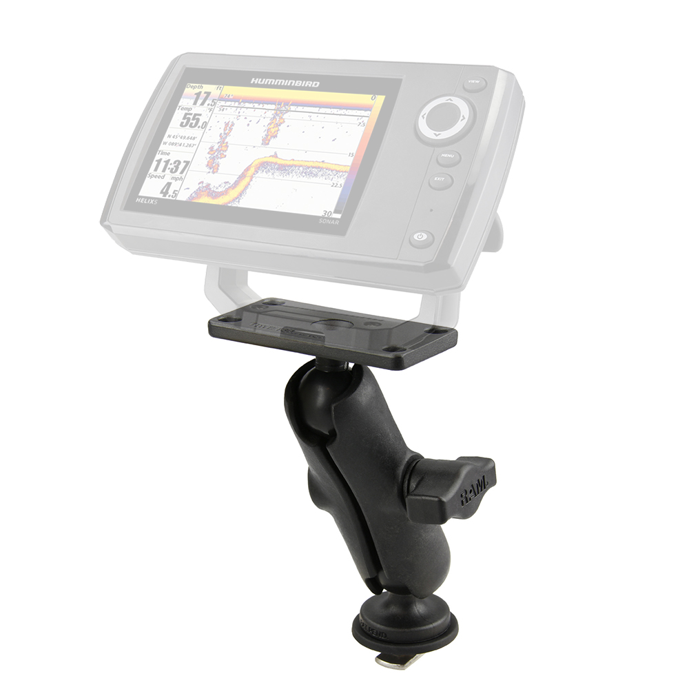 Ram Mount RAM 1" Ball Mount with Track Ball&trade; Base & 1.5" x 3" Plate for the Humminbird Helix 5 ONLY