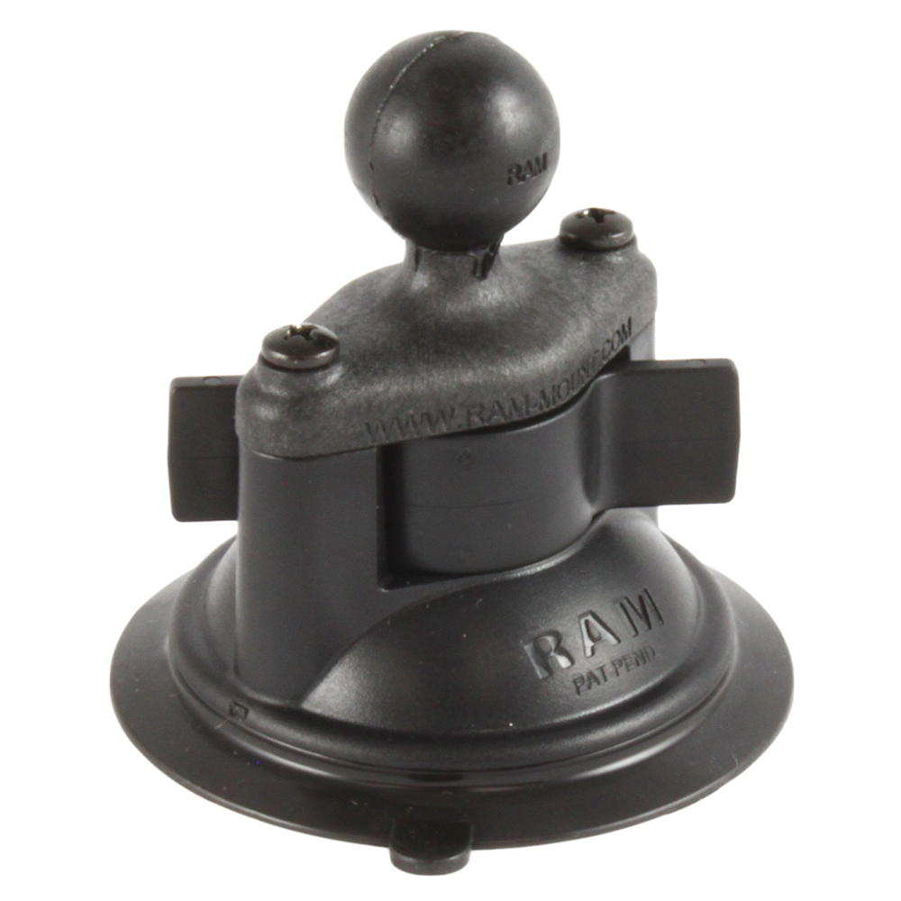 RAM Mount Composite 3.25" Diameter Suction Cup Base w/1" Ball