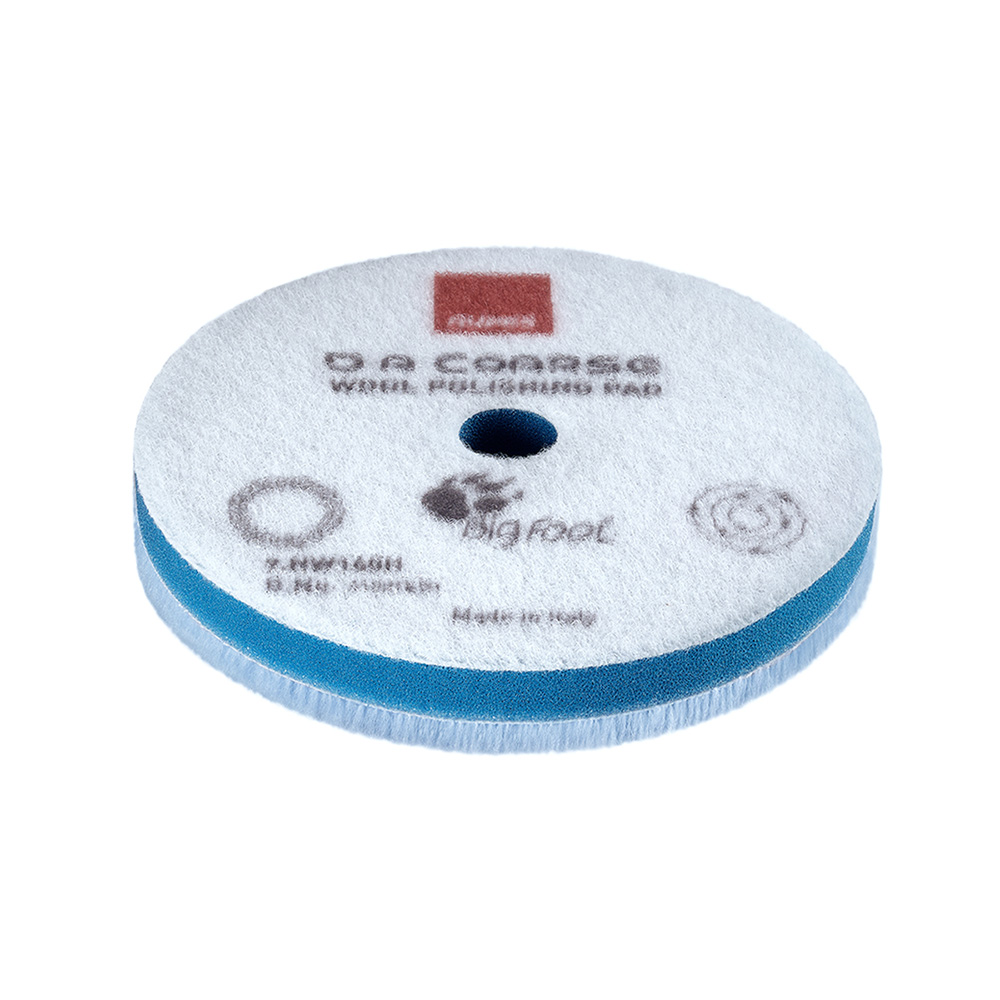 RUPES D-A Coarse Wool Polishing Pad 160mm - Blue