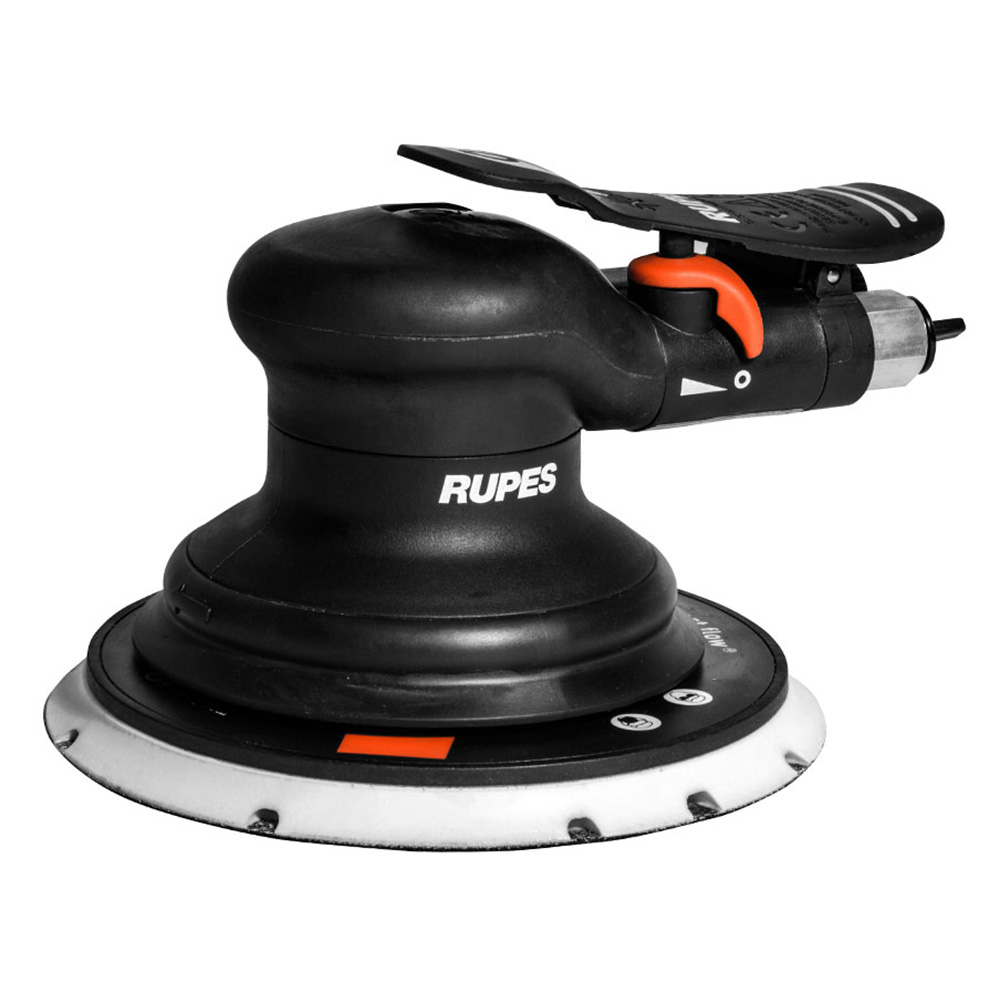 RUPES Random Orbital Palm Pneumatic Sander w/150mm Pad & 3mm Orbit-Skorpio III (Non-Vac)