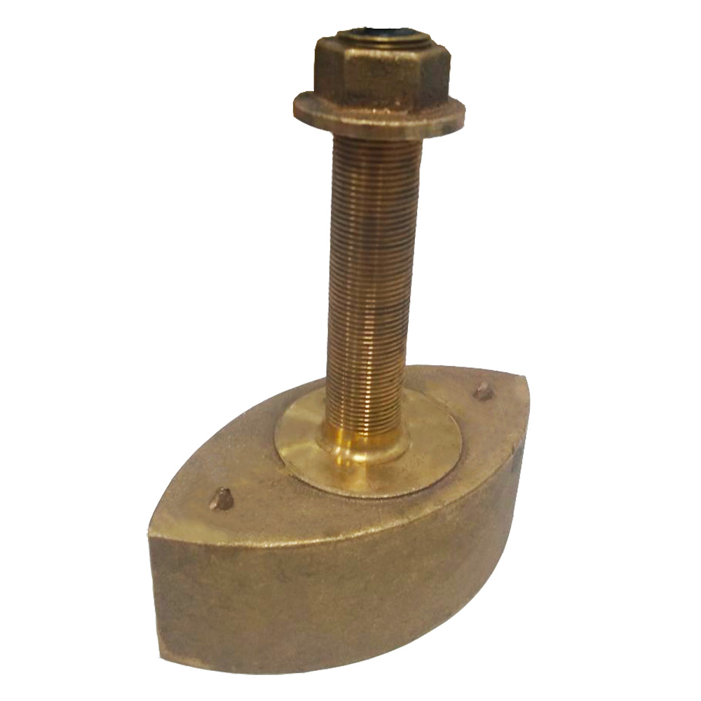 Echonautics Bronze Stem Thru-Hull High-Frequency CHIRP Transducer - 1kW & 130 - 210kHz