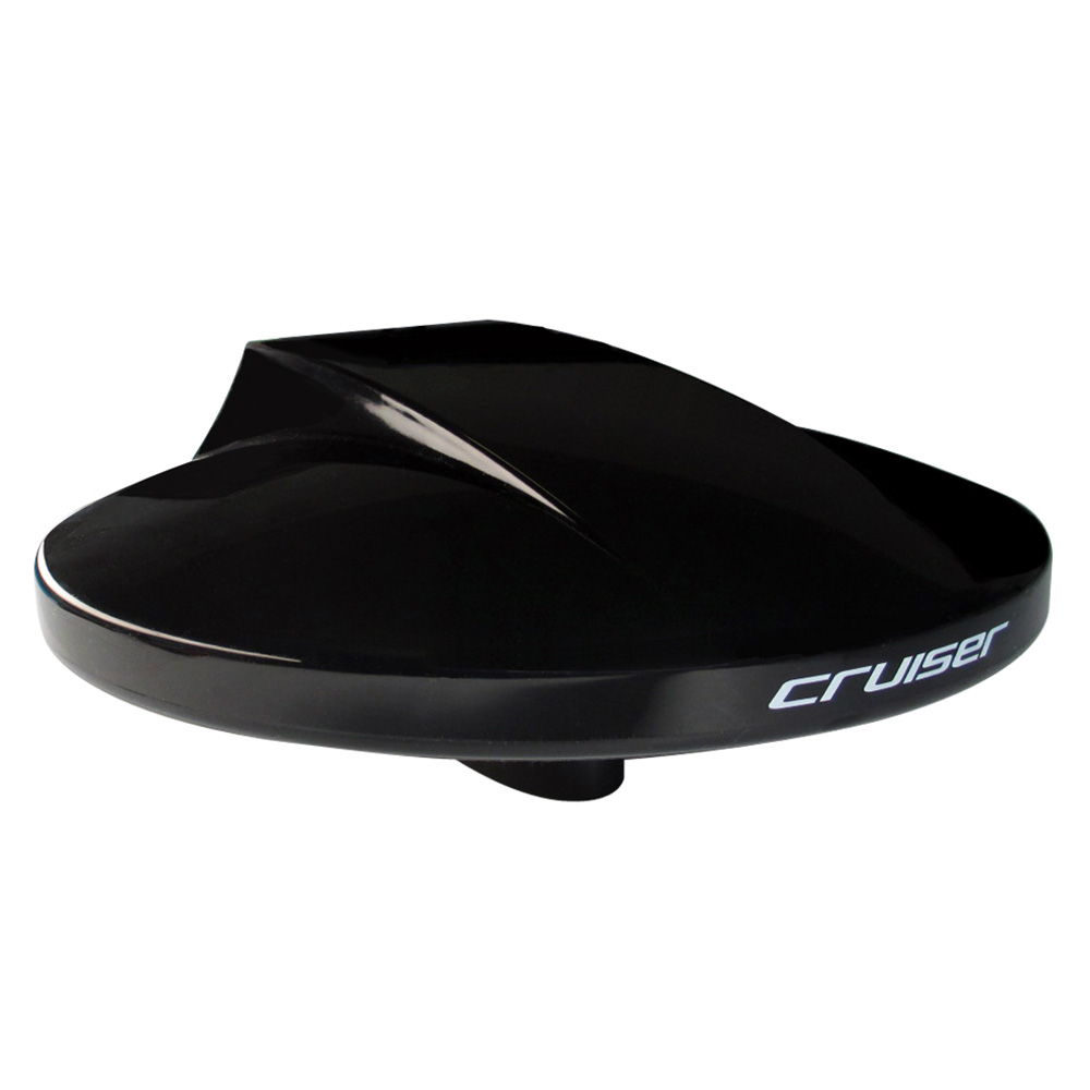 Scout Cruiser 10" Black TV Antenna Omnidirectional w/20M, 75 ohms, Cable