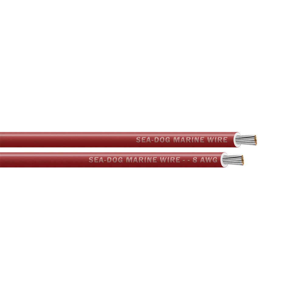 Sea-Dog 8 AWG Red Primary Wire - 25'