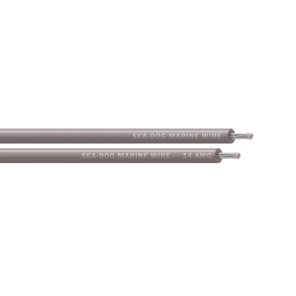 Sea-Dog 14 AWG Grey Primary Wire - 100'