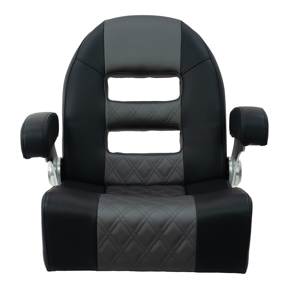 Springfield Console Helm Flip-Up - Black-Grey