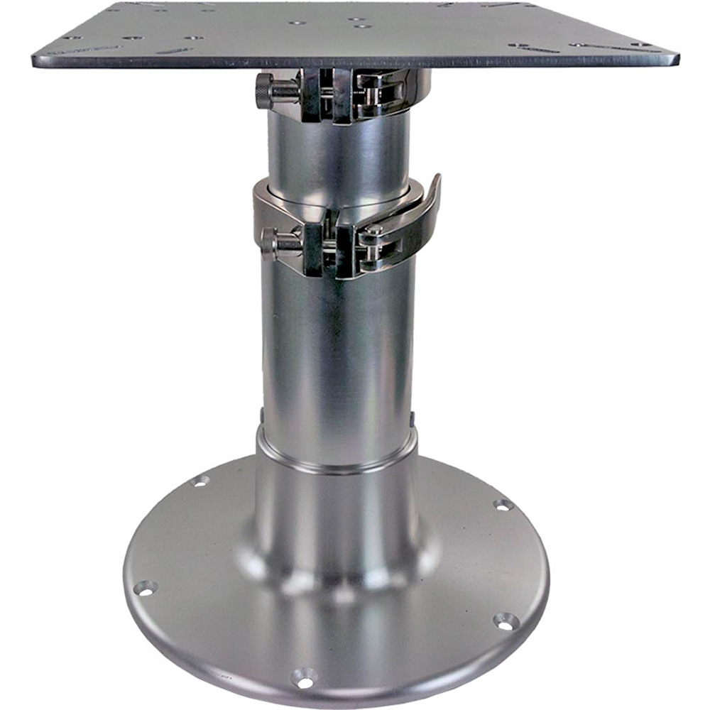 Springfield Pedestal - 3-Stage Table - 16"-30" - Brite Dip