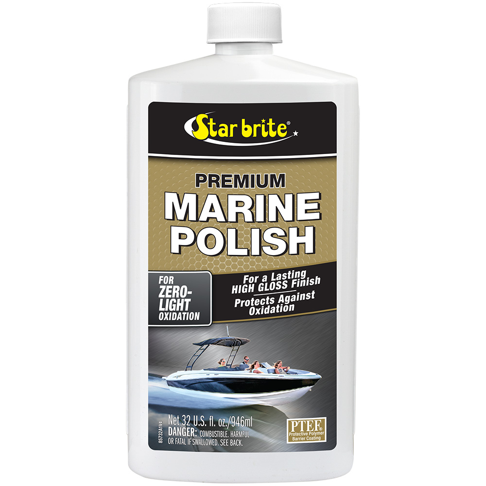 Star brite Premium Marine Polish - UV Protection & High Gloss Finish - 32 oz