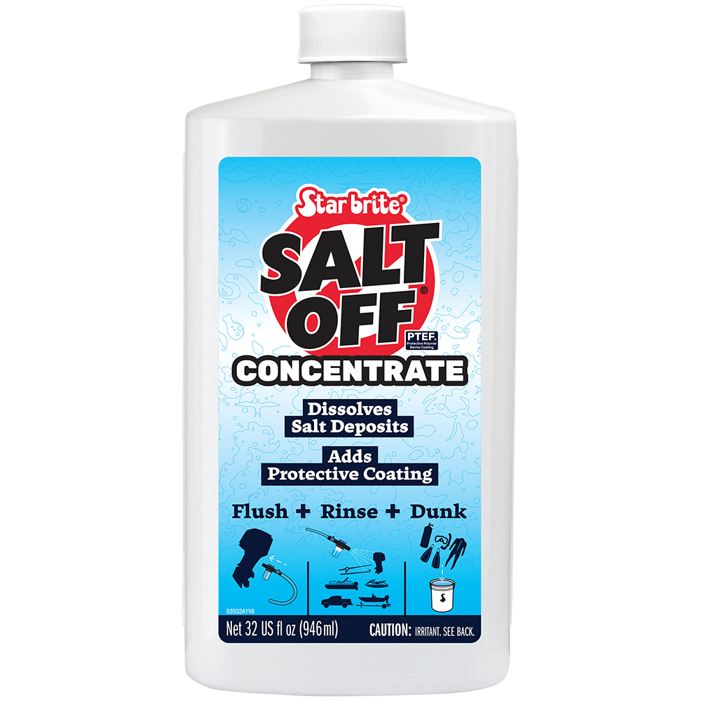 Star brite Salt Off - Concentrate- Salt Remover Wash & Engine Flush - 32 oz