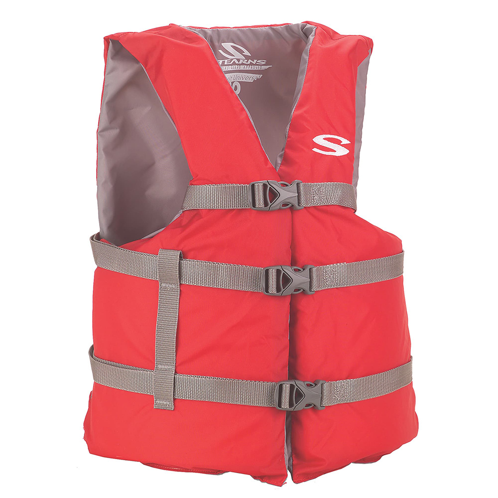 Stearns Adult Classic Red PFD Life Vest - Universal