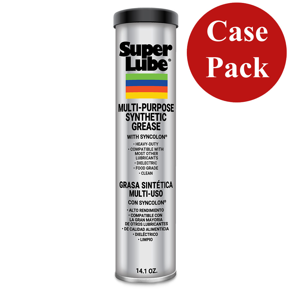Super Lube Multi-Purpose Synthetic Grease w/Syncolon&reg; - 14.1oz Cartridge *Case of 12