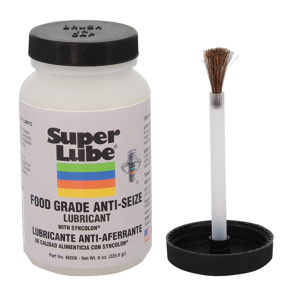Super Lube Food Grade Anti-Seize w/Syncolon® - 8oz Brush Bottle