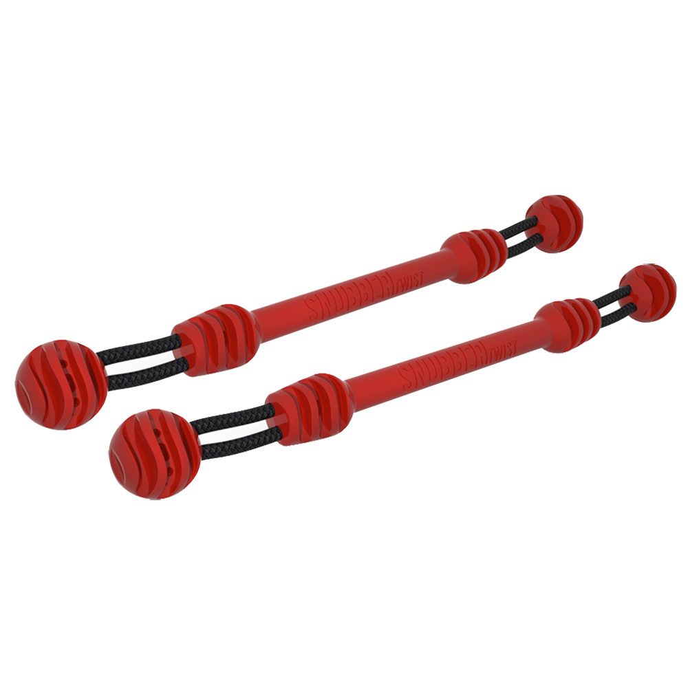 Snubber TWIST - Red - Pair