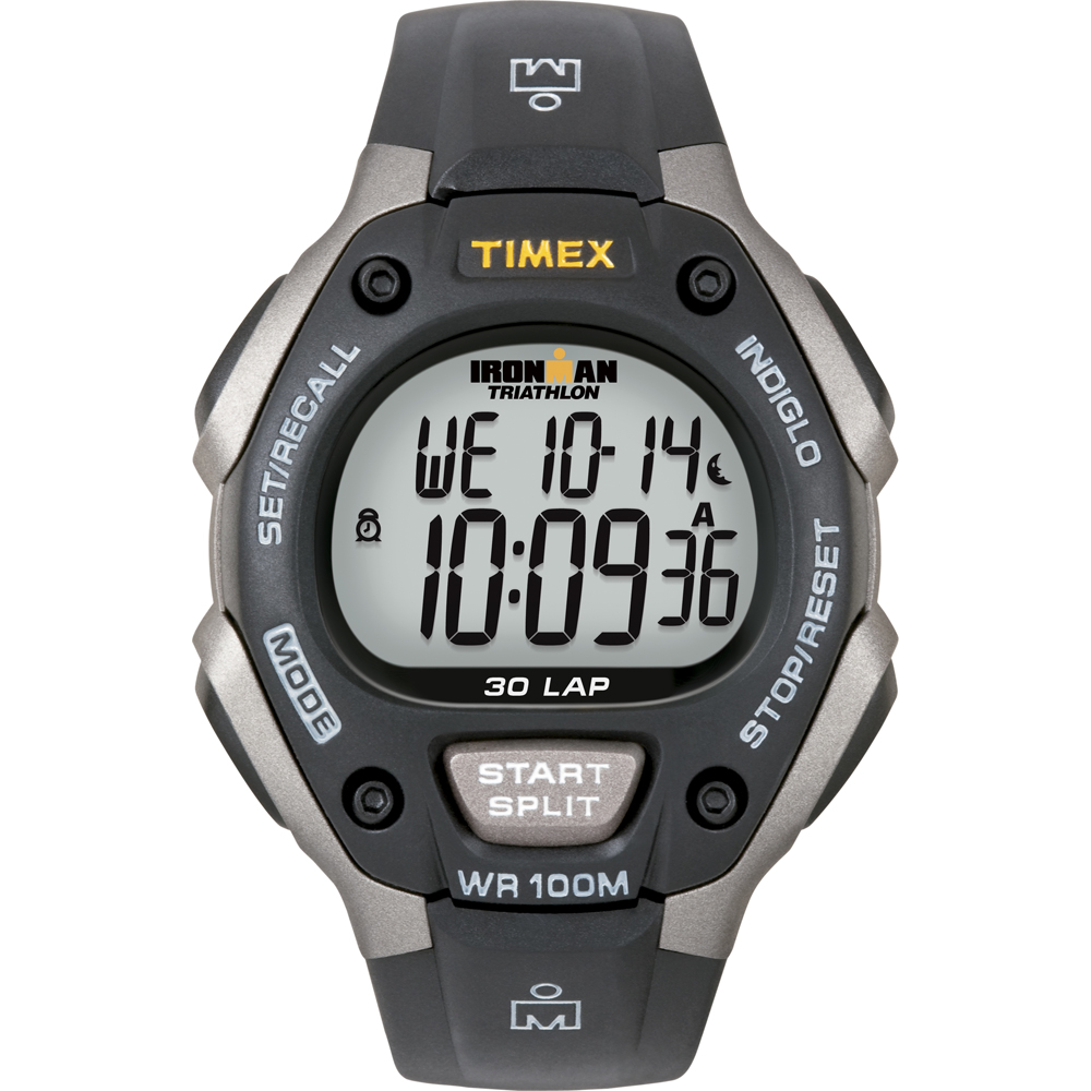 Timex Ironman Triathlon 30 Lap - Black/Silver