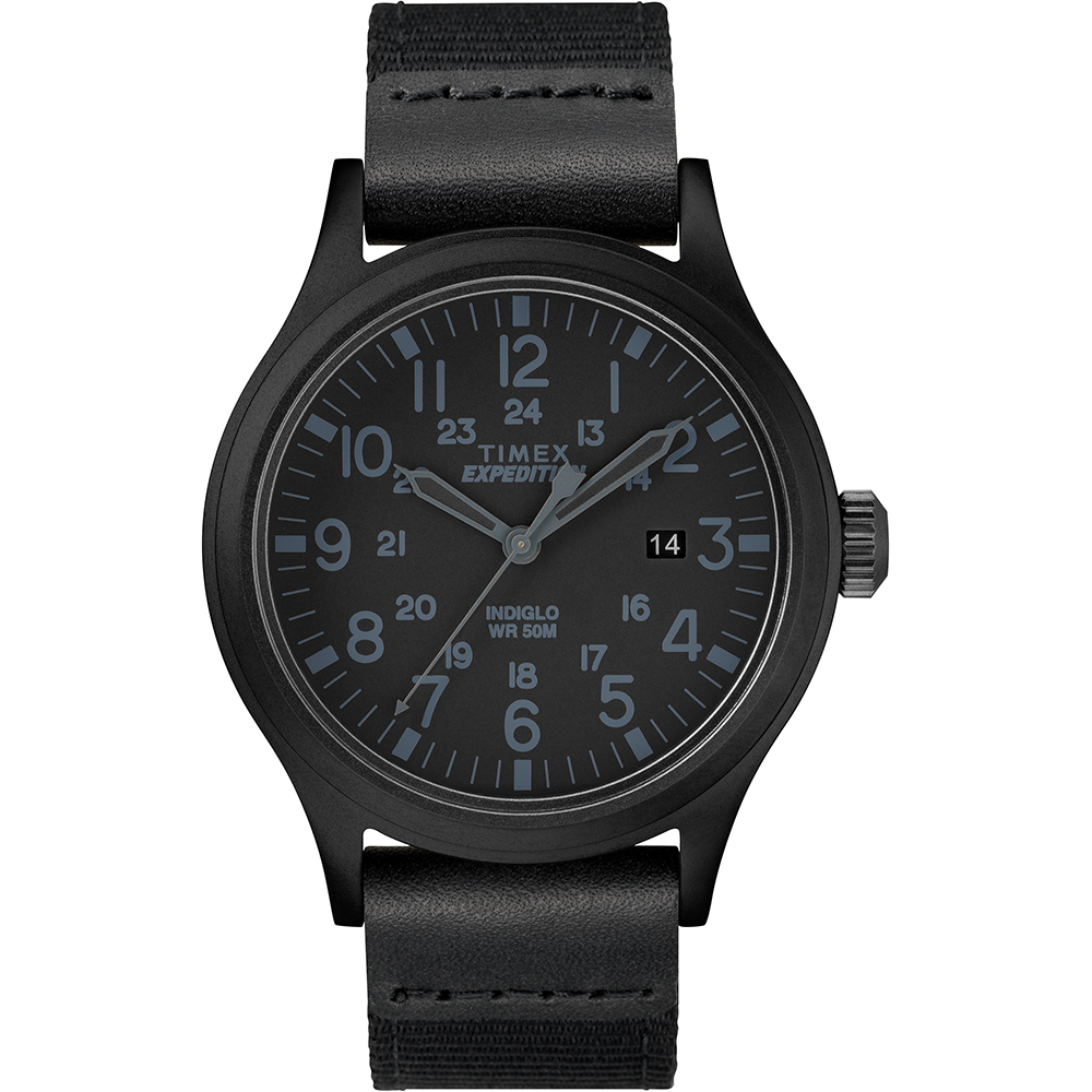 Timex Expedition® Scout 40mm - Black - Fabric Strap Watch