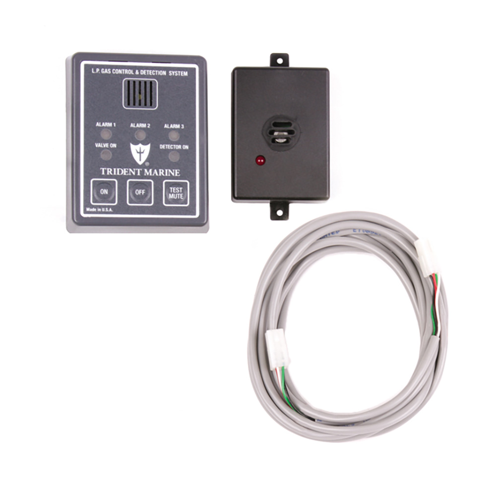 Trident Marine 12/24V Full Detection Panel w/Gas Detector & 10' Quick ...