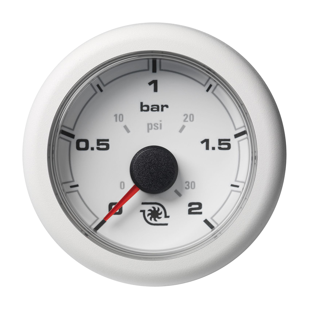 Veratron 52MM (21/16") OceanLink Boost Pressure Gauge 2 Bar/30PSI